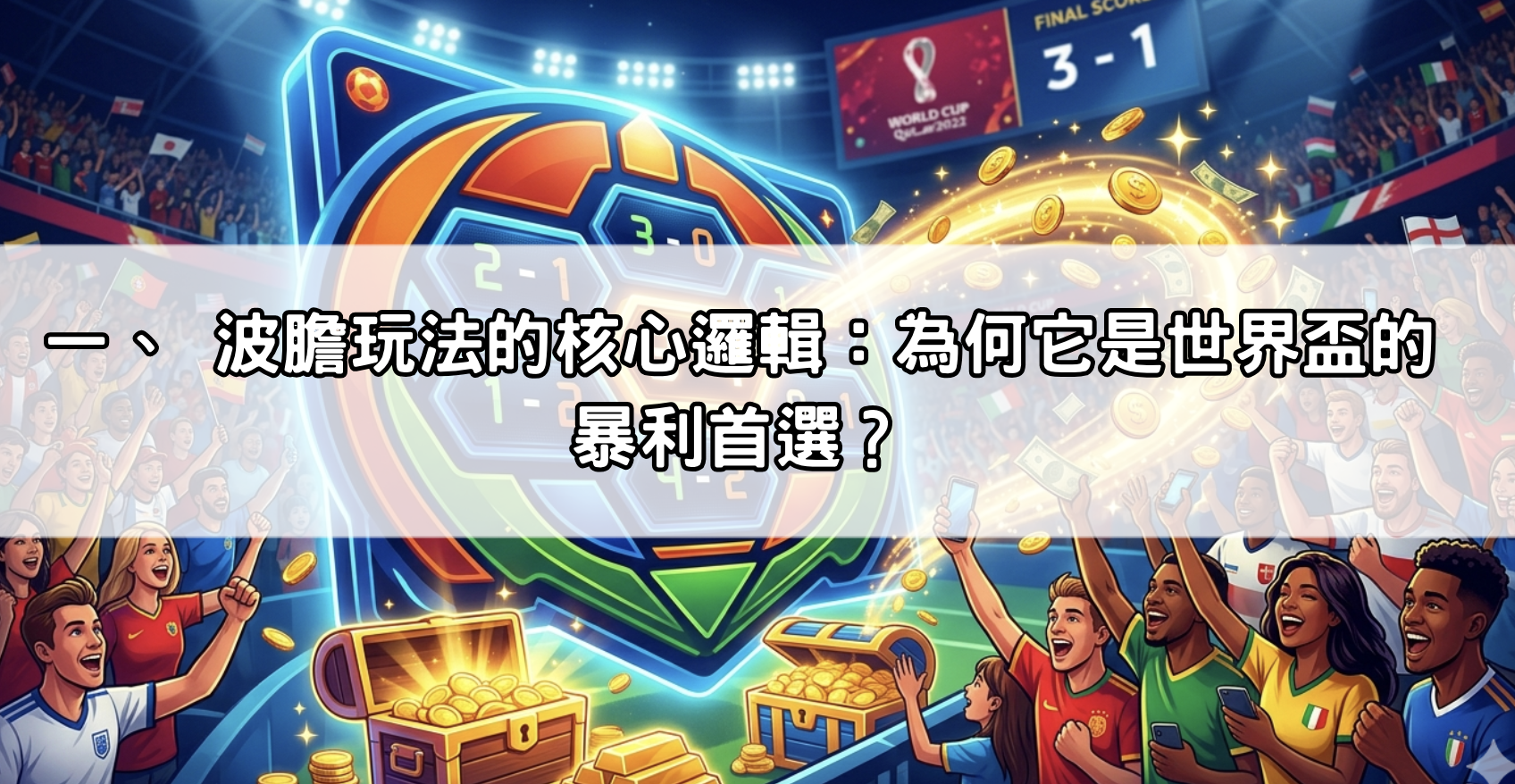 一、 波膽玩法的核心邏輯：為何它是世界盃的暴利首選？