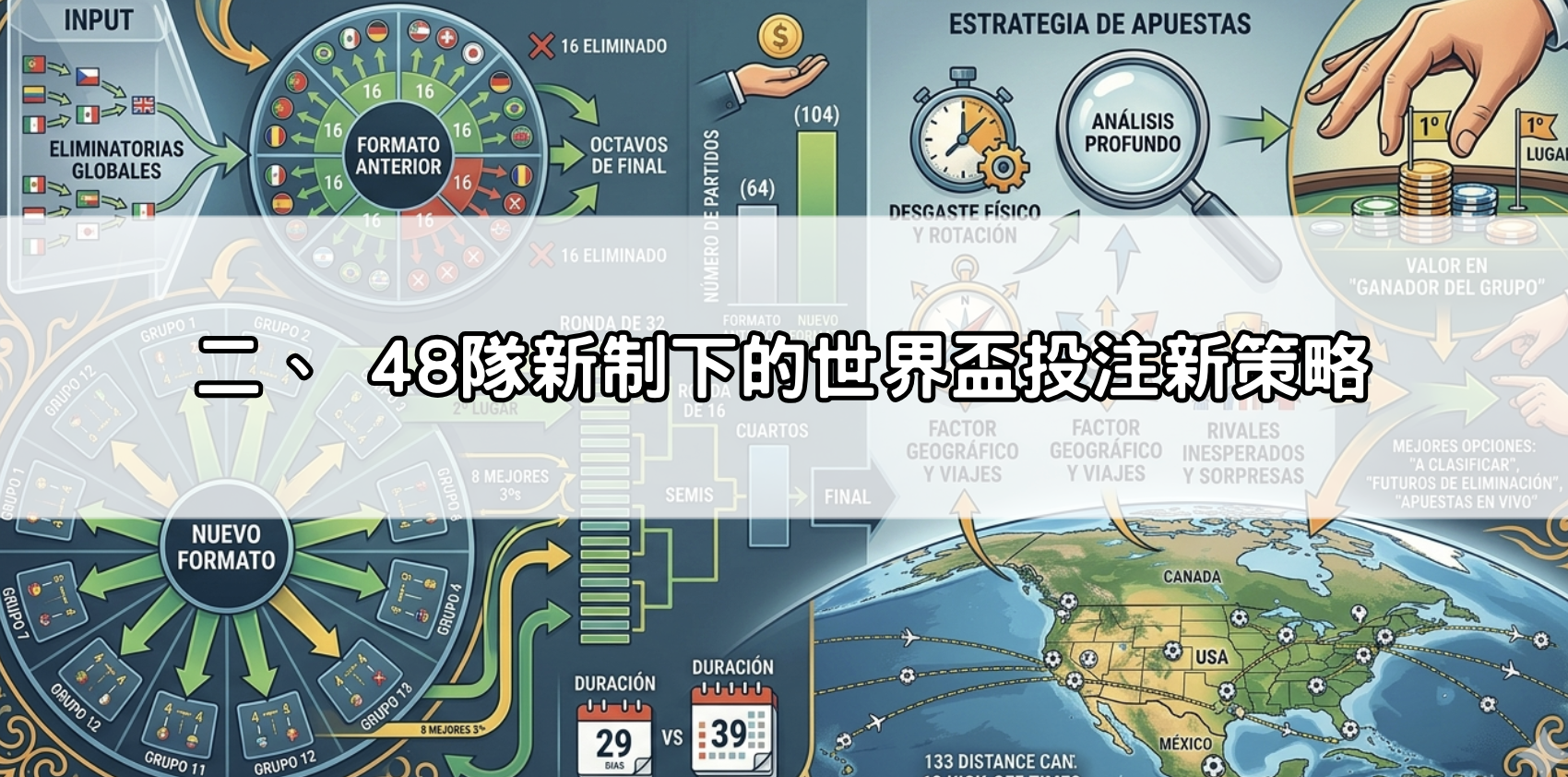 二、 48隊新制下的世界盃投注新策略
